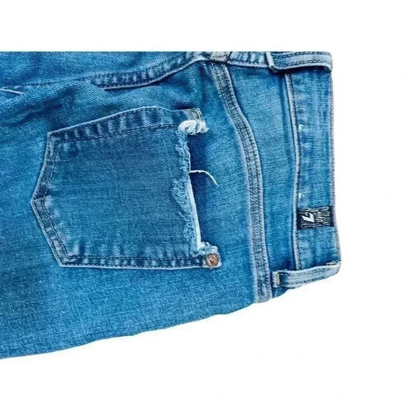 7 for all man kind jeans pants stone blue distressed - Picture 5 of 7